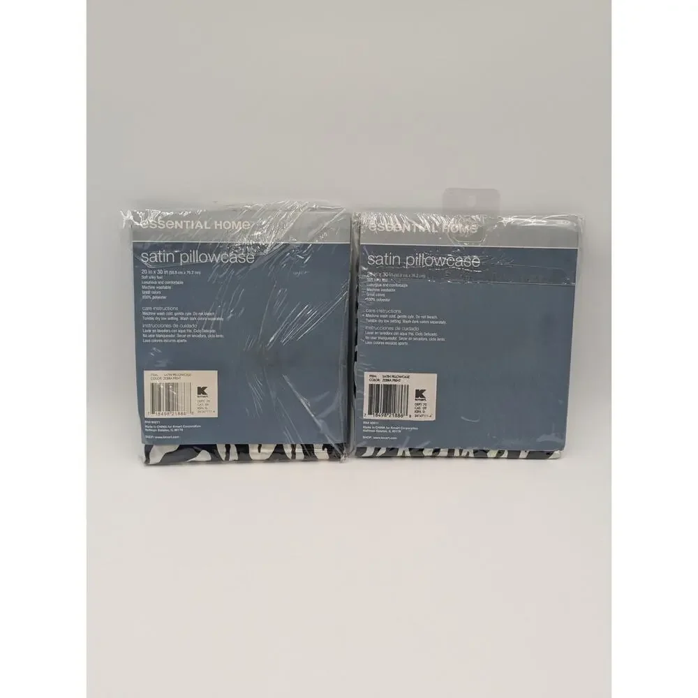 2x Kmart Essential Home Satin Pillowcases 20